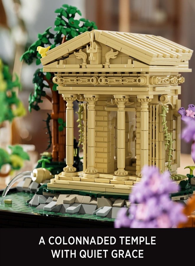 Nifeliz Italian Garden Building Set, a Roman-Inspired Display Model for Home or Office, Thoughtful Gift for Those Who Value Atmosphere and Culture (1,733PCS, NF10319) - Image 3